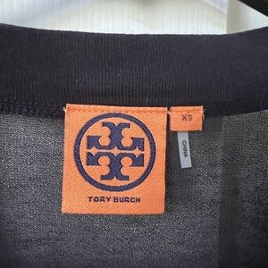 Tory Burch Navy Sheer Cover Up/Sweater